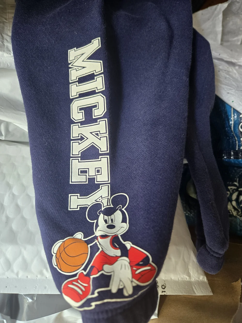 GAP Baby Navy Disney Sweatshirt Top & Bottoms Bundle